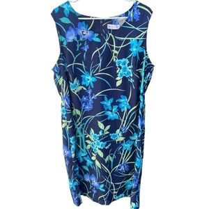 White Stag Womens Floral Aloha Sleeveless Dress I Size: 18W/20W